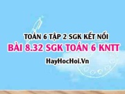Bài 8.32 SGK Toán 6 tập 2 Kết nối tri thức